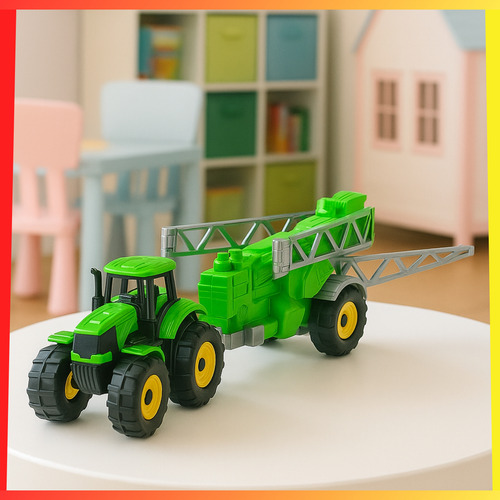 Vehículo Tractor Agrícola Juguete Niños Campo Pulverizador