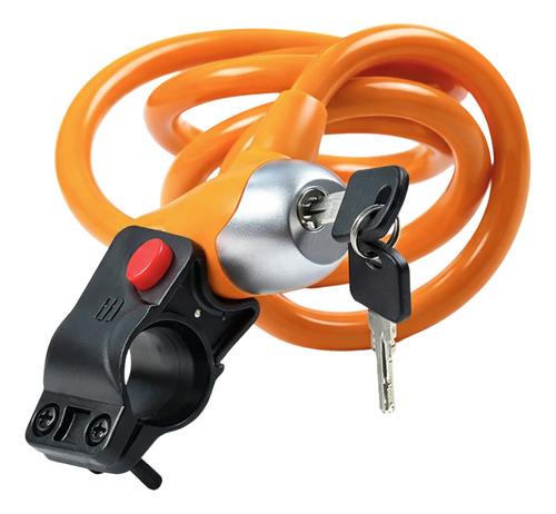 Linga Candado Para Bicicleta 1 Metro Reforzada 2 Llaves