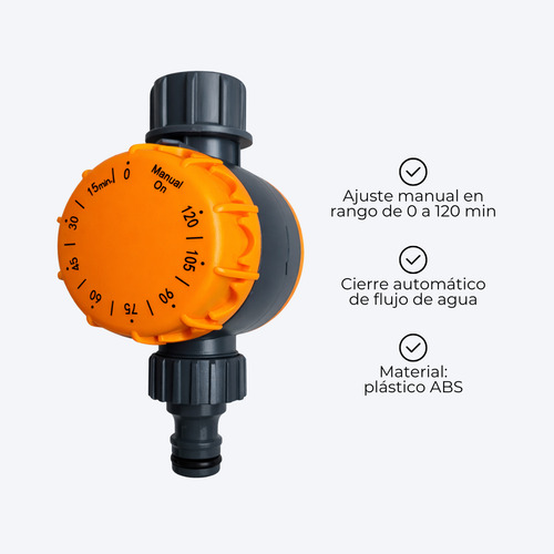 Programador De Riego Mecánico Temporizador De Agua Canilla