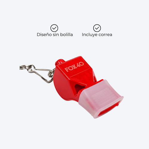 Silbato Con Collarin Correa Arbitro Futbol Sin Bolilla