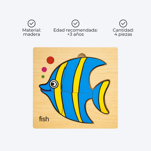 Rompecabezas Puzzle Juego De Mesa Niños Infantil Encastre 