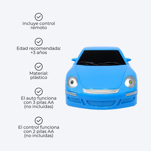 Autito A Control Remoto Vehículo De Juguete Auto Deportivo