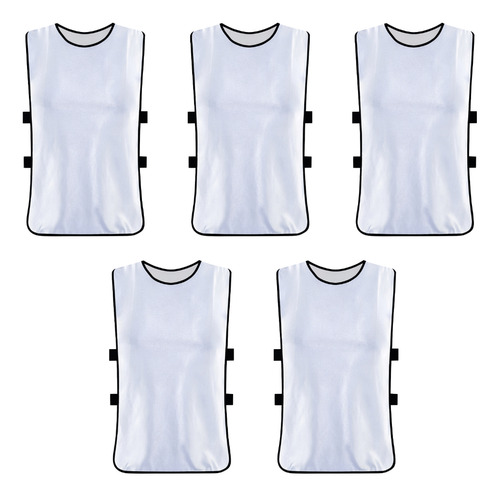 Pack X5 Pecheras Lisas De Entrenamiento Deportivas Futbol