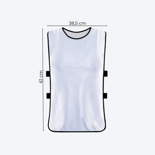 Pack X5 Pecheras Lisas De Entrenamiento Deportivas Futbol