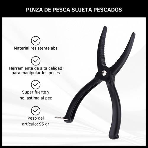 Pinza Sujeta Pescados De Plástico Abs Para Pesca Accesorios 