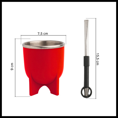 Mate Térmico De Acero Inoxidable Con Bombilla Caliente Frío