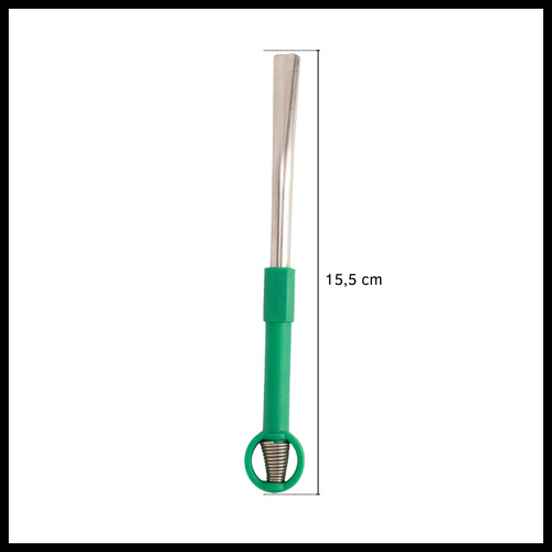 Bombilla Para Mate Acero Inoxidable Filtro Resorte Removible