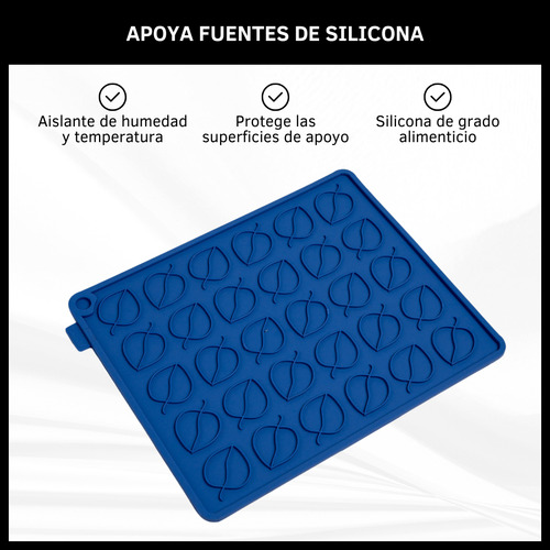 Posafuentes De Silicona Apoya Pava Asadera Cocina Multiuso