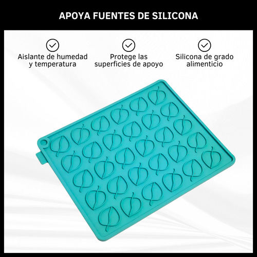 Posafuentes De Silicona Apoya Pava Asadera Cocina Multiuso