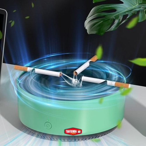 Cenicero Inteligente Filtro Cigarrillos Purificador De Aire