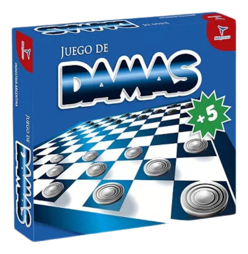 Juego De Mesa Damas Tablero Fichas Clásico Juguete Familiar