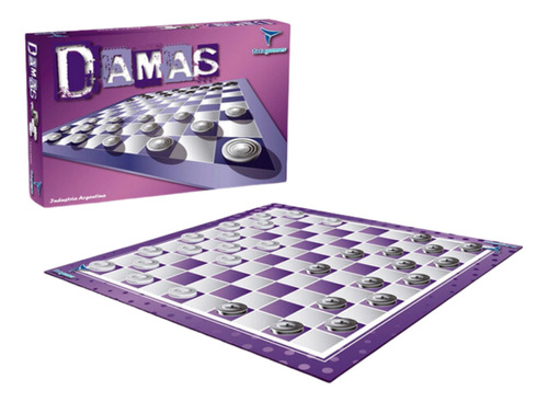 Juego De Mesa Damas Fichas Tablero Juguete Clásico Familiar