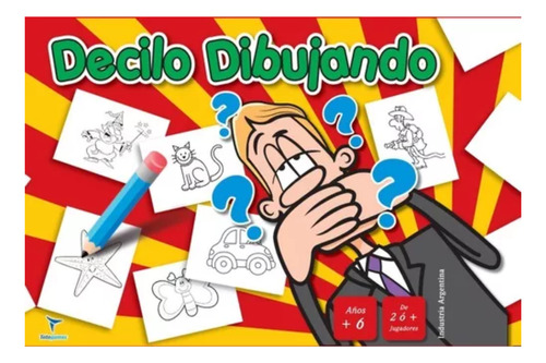 Juego De Mesa Decilo Dibujando Didáctico Niños Infantil